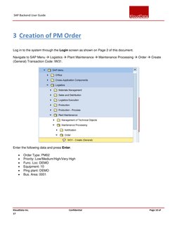 Sap Pm Guide SAP PM Notification and Order Guide | PDF | Software | System Software