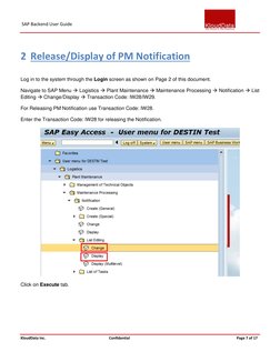 Sap Pm Guide SAP PM Notification and Order Guide | PDF | Software | System Software