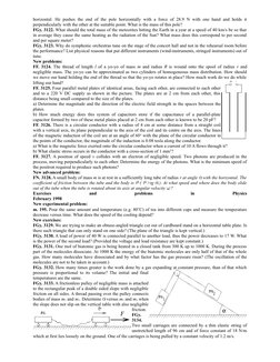 KöMaL: A Century of Physics Problems | PDF | Electron | Capacitor