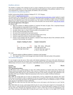KöMaL: A Century of Physics Problems | PDF | Electron | Capacitor