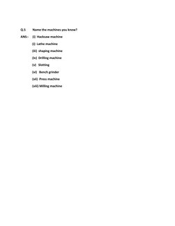 Workshop Practical Viva Questions Guide | PDF | Technology & Engineering