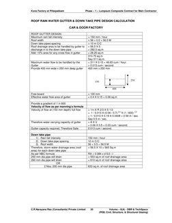Gutter Projection Calculation Roof Gutter Design Calculations | PDF | Drainage | Hydrology And Urban ...
