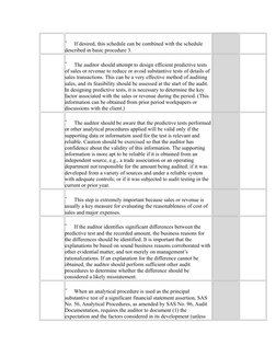 ¯     If desired, this schedule can be combined with the schedule 
described in basic procedure 3.
 
 
 
¯     The auditor