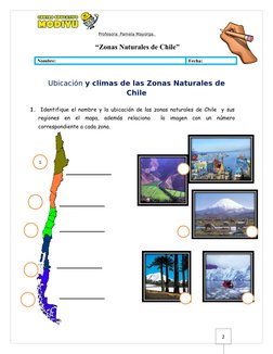 Zonas Naturales y Climas de Chile | PDF | Chile | Clima templado