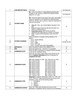 7 
(UNLABELED FIELD) 
 Not Used 
Not Required 
8a – Enter the patient’s 10-digit Medicaid identification 
number on the membe