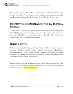 “Año del buen servicio al ciudadano” 
 
“Quien busca encuentra”  
Página 10 
 
 
Las losas macizas tienen 20 cm. De espesor