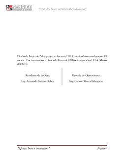“Año del buen servicio al ciudadano” 
 
“Quien busca encuentra”  
Página 6 
 
 
 
 
 
 
 
 
El año de Inicio del Megaproyec