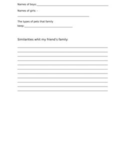 Names of boys:__________________________________________________________
Names of girls: -
__________________________________