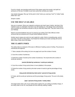 If you're in doubt, use everyday words (even if this means using more words), and spell out 
acronyms on first use. It's bett