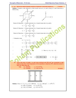 Strength of Materials Model Question Paper | PDF | Bending ...
