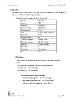 Kaveri Watermarke                                                                                   Design features of MBR Ty