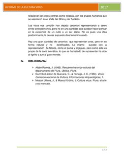 C.T.A 
 
INFORME DE LA CULTURA VICUS 
2017 
relacionar con otros centros como Illescas, con los grupos humanos que 
se as
