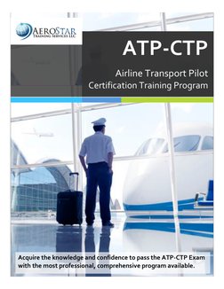 ATP CTP Certification Training Program | PDF | Aviation | Aeronautics