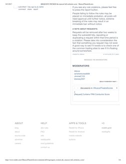 10/3/2017
[REQUEST] WICKED the musical full orchestra score : MusicalTheatreScores
https://www.reddit.com/r/MusicalTheatreSco