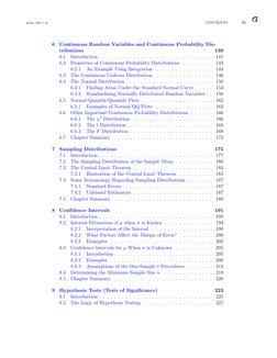 Balka ISE 1.10
CONTENTS
iii
6
Continuous Random Variables and Continuous Probability Dis-
tributions
139
6.1
Introduction . .