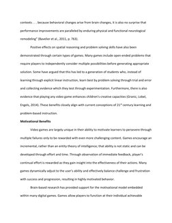 contexts . . . because behavioral changes arise from brain changes, it is also no surprise that 
performance improvements are