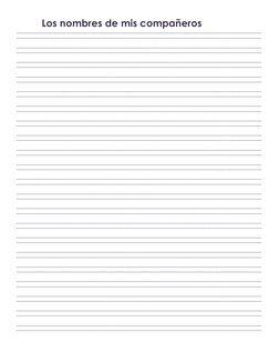 Los nombres de mis compañeros 
_____________________________________________________________________________________