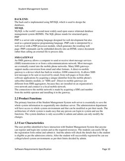 SRS for Student Management System | PDF | World Wide Web | Internet & Web