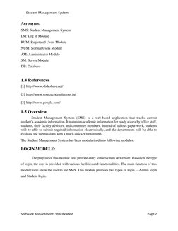 SRS for Student Management System | PDF | World Wide Web | Internet & Web