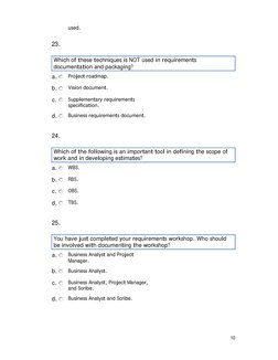 Cbip Sample Question CBAP Exam: 150 Mixed Questions & Answers | PDF | Business Analysis ...