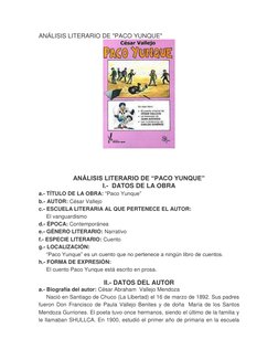 ANÁLISIS LITERARIO DE "PACO YUNQUE" 
  (http://3.bp.blogspot.com/-FfDmtAR4bwQ/T-D5PcVxz7I/AAAAAAAAAPs/RZnOXuIE8zI/s1600/carat