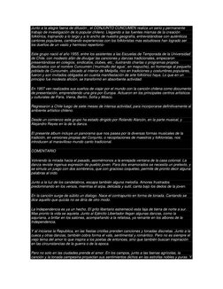 Junto a la alegre faena de difusión , el CONJUNTO CUNCUMEN realiza un serio y permanente 
trabajo de investigación de lo popu