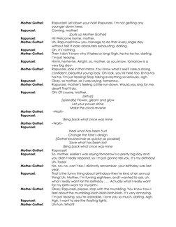 Rapunzel Musical Play Script | PDF