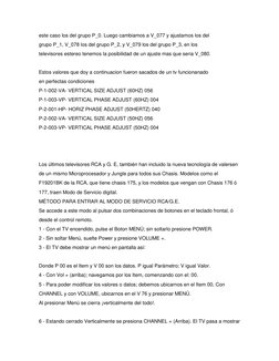 este caso los del grupo P_0. Luego cambiamos a V_077 y ajustamos los del  
grupo P_1, V_078 los del grupo P_2, y V_079 los de