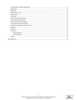 © 2009 by the American Association of State Highway and Transportation Officials.
All rights reserved. Duplication is a viola