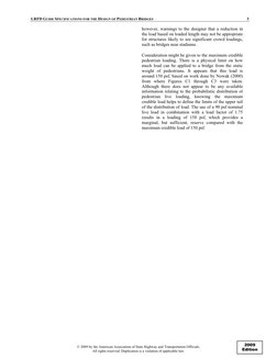 © 2009 by the American Association of State Highway and Transportation Officials.
All rights reserved. Duplication is a viola
