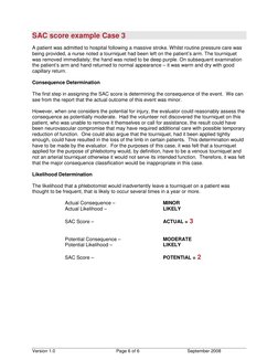 Sac Rating Classifications Guide to Severity Assessment Code (SAC) | PDF | Risk | Incident Management