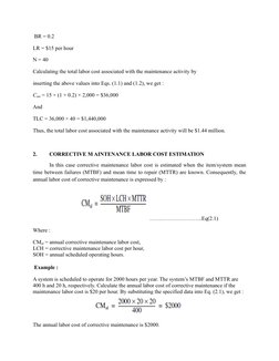 Maintenance Cost Calculation Methods | PDF | Applied Mathematics ...