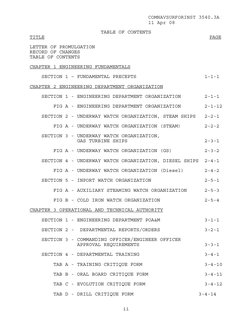 COMNAVSURFORINST 3540.3A 
 
11 Apr 08 
 
ii
TABLE OF CONTENTS 
TITLE 
PAGE 
 
LETTER OF PROMULGATION 
RECORD OF CHANGES 
TA