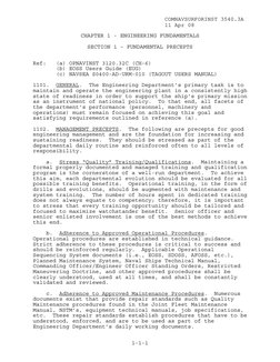 COMNAVSURFORINST 3540.3A 
 
11 Apr 08 
 
1-1-1
CHAPTER 1 - ENGINEERING FUNDAMENTALS 
 
SECTION 1 – FUNDAMENTAL PRECEPTS