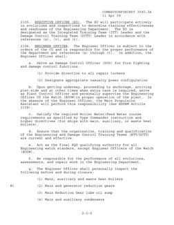 COMNAVSURFORINST 3540.3A 
 
11 Apr 08 
 
2-1-2
2105.  EXECUTIVE OFFICER (XO).  The XO will participate actively 
in evoluti