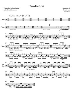 Symphony X - Paradise Lost | PDF | Drum Kit | Musical Instruments