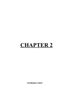 CHAPTER 2
INTRODUCTION