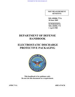 ESD Protective Packaging Handbook | PDF | Electrostatic Discharge ...