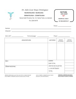 Dr. Julio Cesar Reyes Domínguez