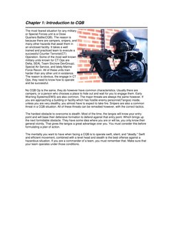 CQB Tactics and Techniques Manual | PDF | Reconnaissance | Sniper