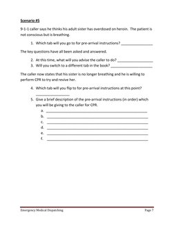 Emergency Medical Dispatch Training Guide | PDF | Dispatcher ...