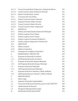 h.2.1.3. 
Tercera Vocación Rural: Producción y Explotación Minera 
 
252 
h.2.1.4. 
Cuarta Vocación  Rural: Producción Artesa