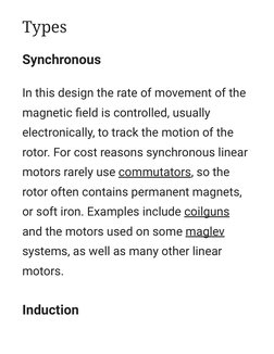 (https://en.m.wikipedia.org/w/index.php?title=Linear_motor&action=edit&section=3) (https://en.m.wikipedia.org/w/index.php?ti