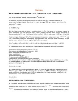 Compressor Performance Exercises | PDF | Applied And Interdisciplinary ...