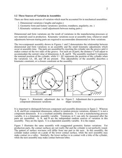 2
1.2  Three Sources of Variation in Assemblies 
There are three main sources of variation which must be accounted for in m