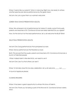 Khloe: It seems like our parents’ forte is in dancing. Right now, be ready to witness 
another spectacular dance performance