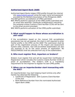 BOC Client Profile Registration System | PDF | Service Industries ...