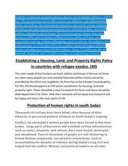 Violence in Syria has escalated amid an absence of meaningful efforts to end the 
war. The government and its allies carried