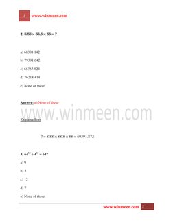 TNPSC Group 4 Simplification Questions | PDF