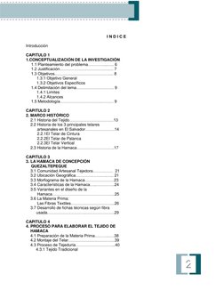 I N D I C E  
 
Introducción  
 
CAPITULO 1 
1.CONCEPTUALIZACIÓN DE LA INVESTIGACIÓN 
1.1 Planteamiento del problem